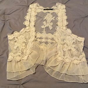 Urban Mango Lace Vest - M